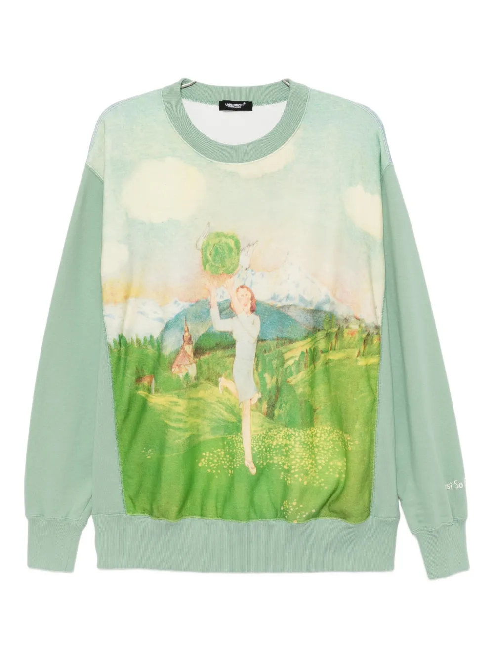 Undercover cotton sweatshirt | Green | Image 1