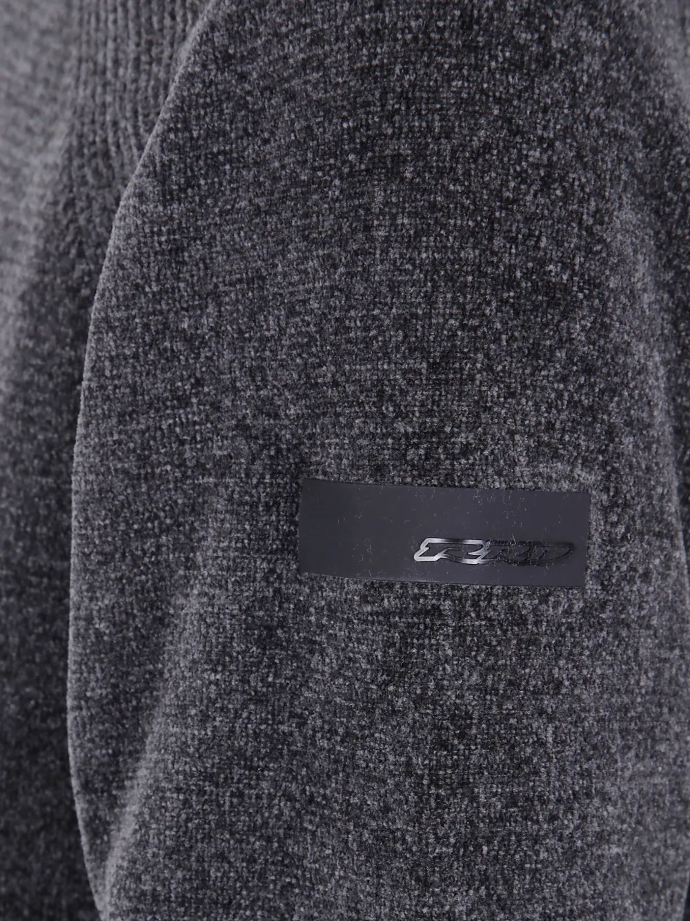 Rrd Raglan-sleeve Fleece Sweater In Gray