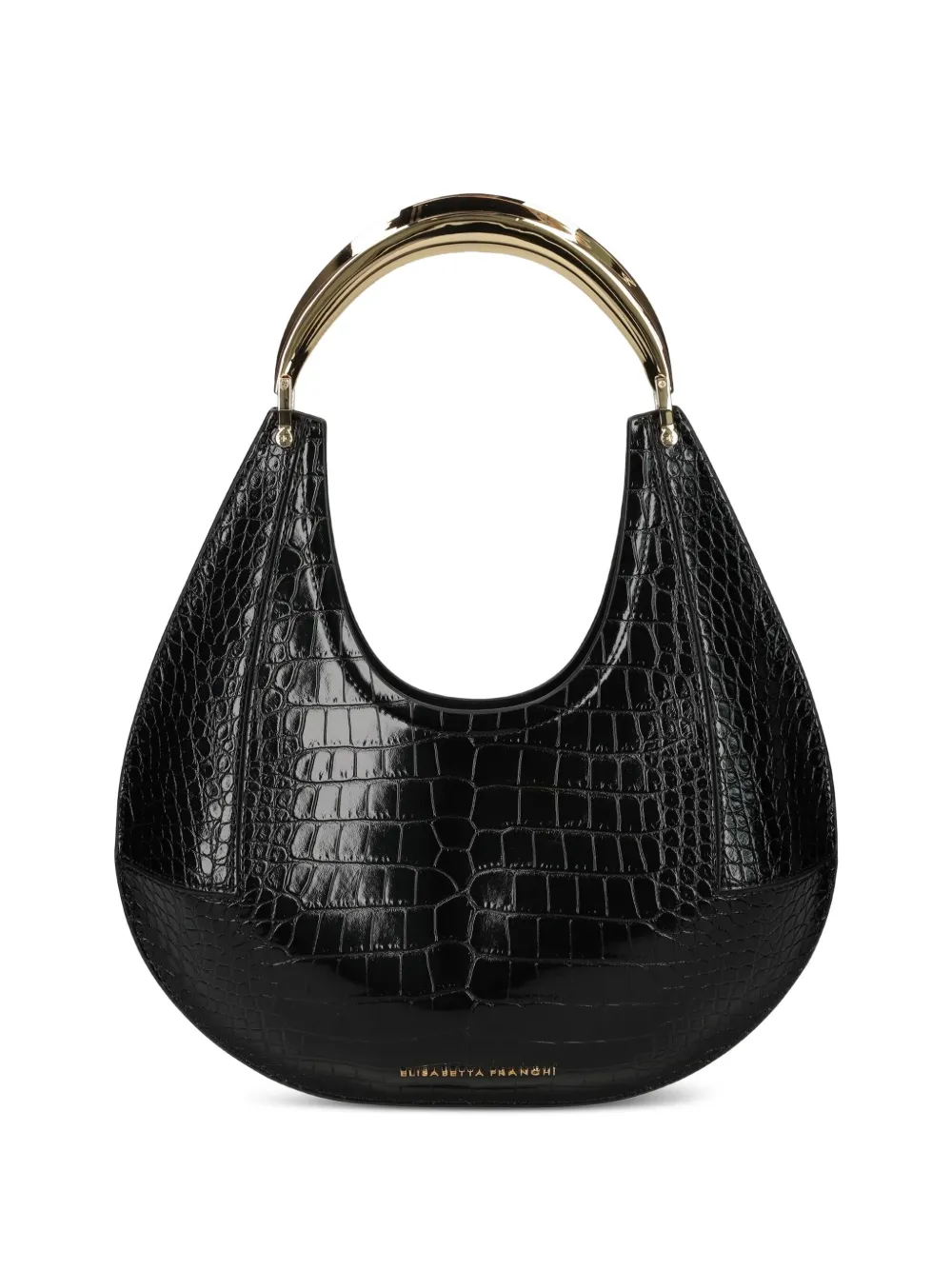 Elisabetta Franchi Medium shopper met verfraaid handvat Zwart
