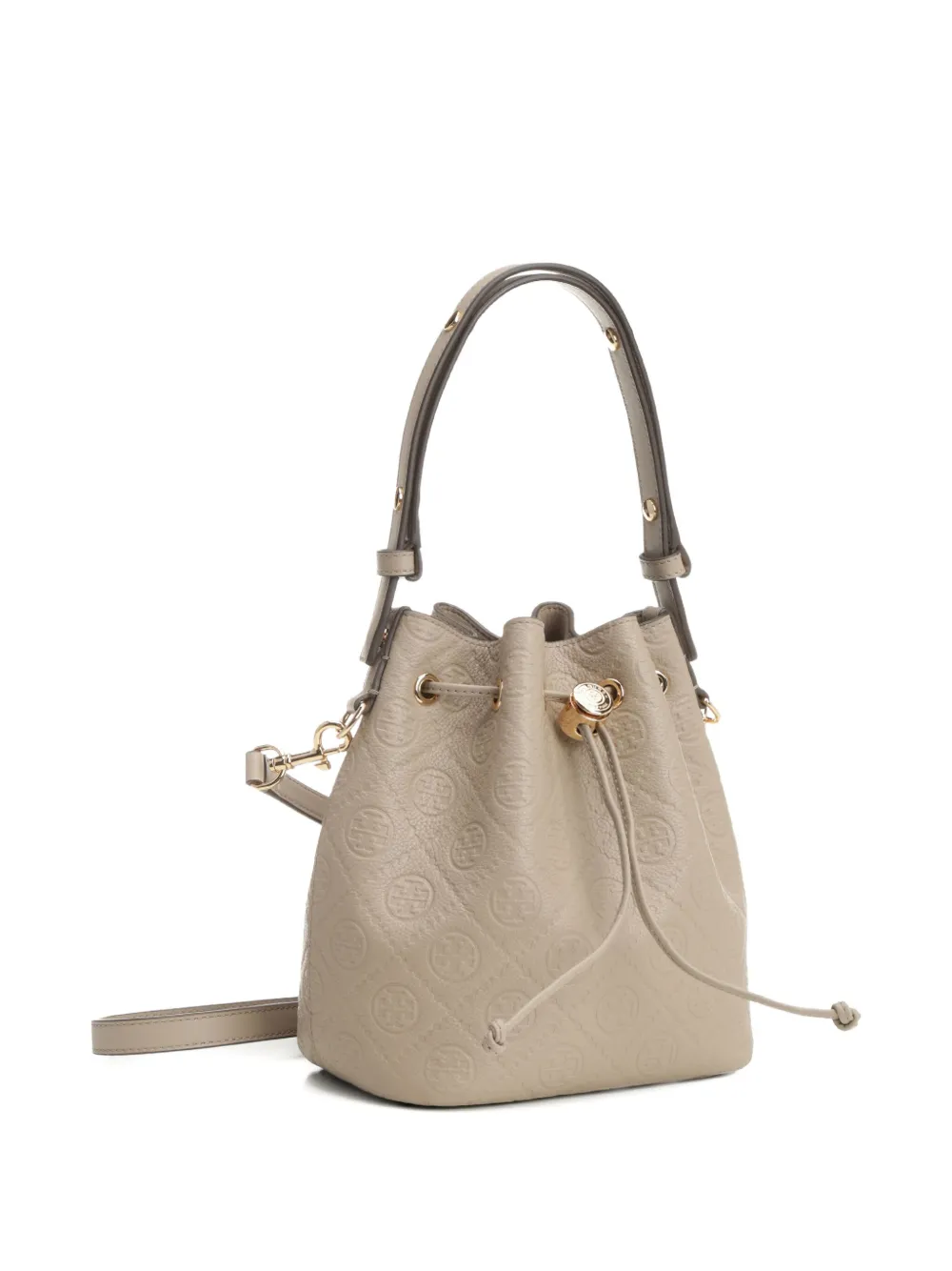 Tory Burch embossed-logo tote bag Beige