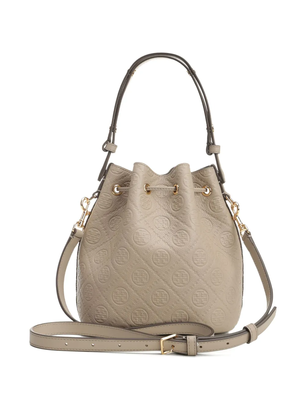 Tory Burch embossed-logo tote bag Beige