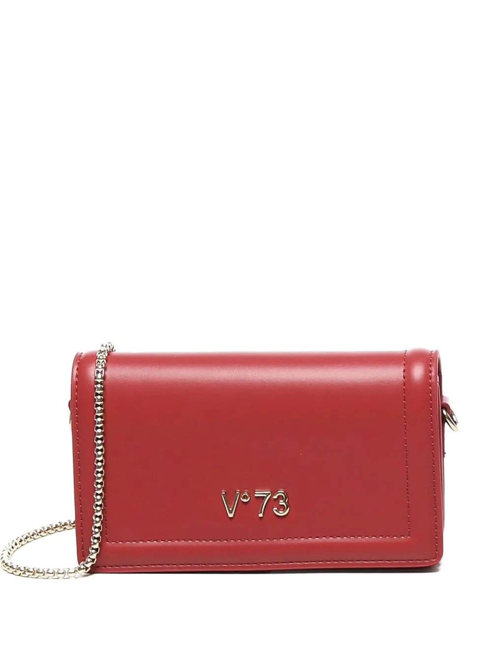 V°73 chain-strap flap shoulder bag | Red | Image 1