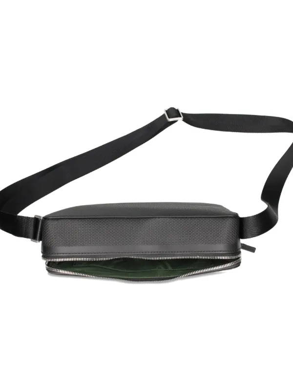 ラコステテクスチャーショルダーバッグ Lacoste テクスチャード ショルダーバッグ | ブラック | FARFETCH JP