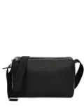 Lacoste textured zip-fastening shoulder bag - Black