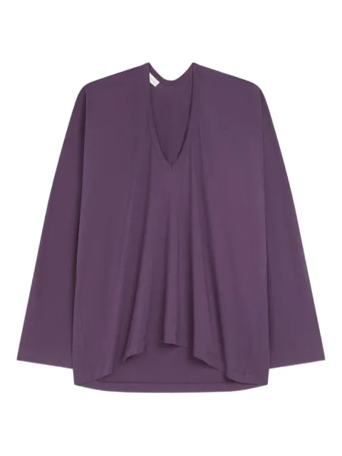 DRIES VAN NOTEN V-neck long-sleeve tee