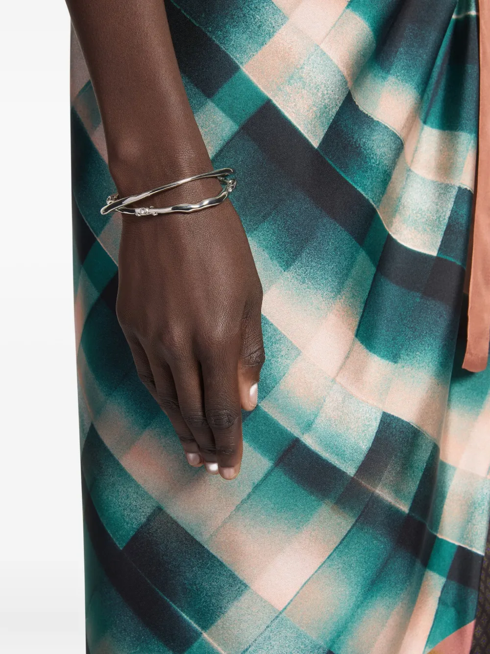 DRIES VAN NOTEN Bracciali con decorazione (2 pezzi) - Argento