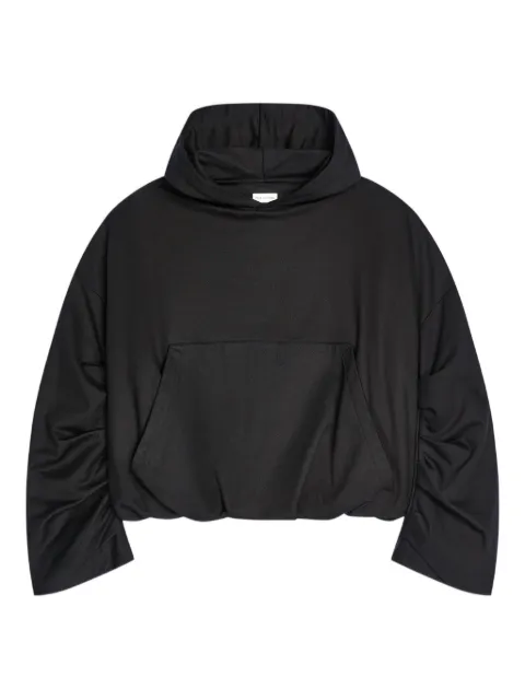 DRIES VAN NOTEN Drapierter Hoodie mit Ballonärmeln