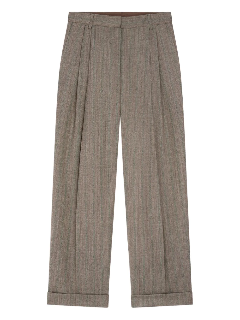DRIES VAN NOTEN pleated trousers Grijs