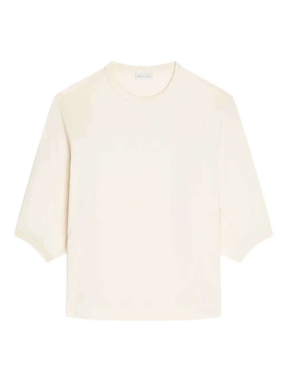 DRIES VAN NOTEN playera con mangas farol | neutro | Image 1