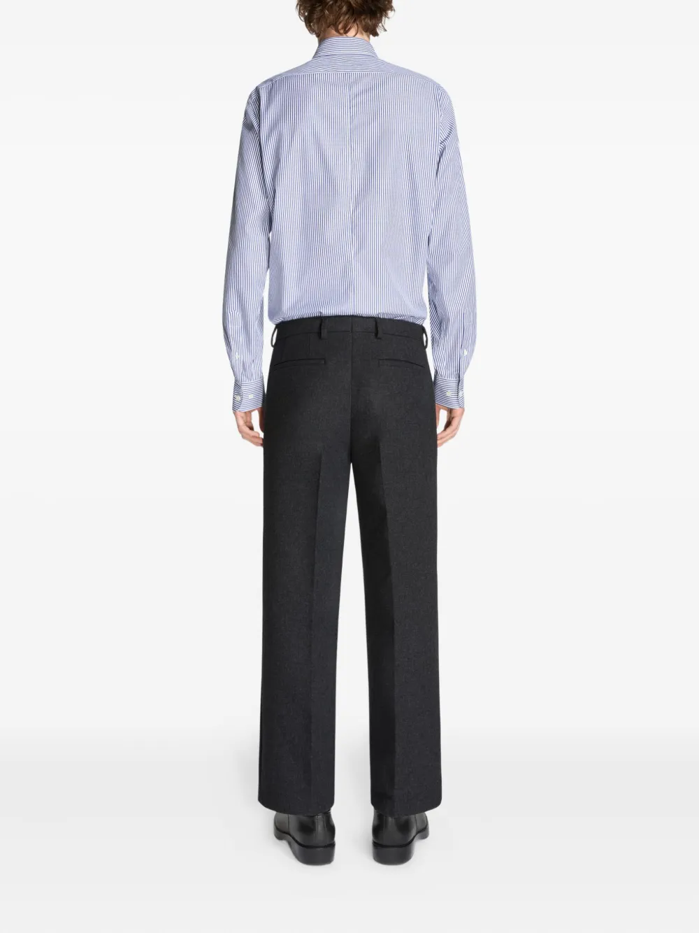 DRIES VAN NOTEN Katoenen broek Grijs