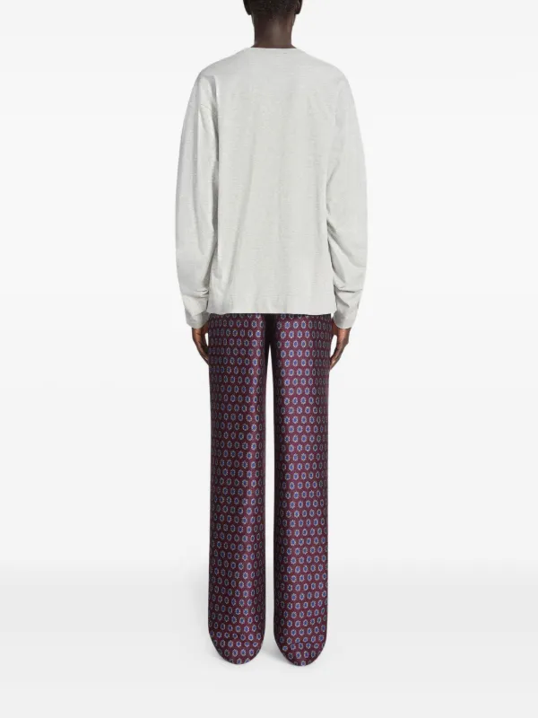 DRIES VAN NOTEN cotton ×paper slacks Dries Van Noten Paxy Washed Cotton Pants | Saks Fifth Avenue