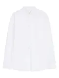 DRIES VAN NOTEN tuxedo panelled shirt - White