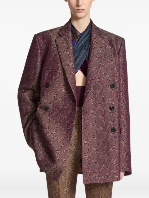 DRIES VAN NOTEN blazer con doble botonadura