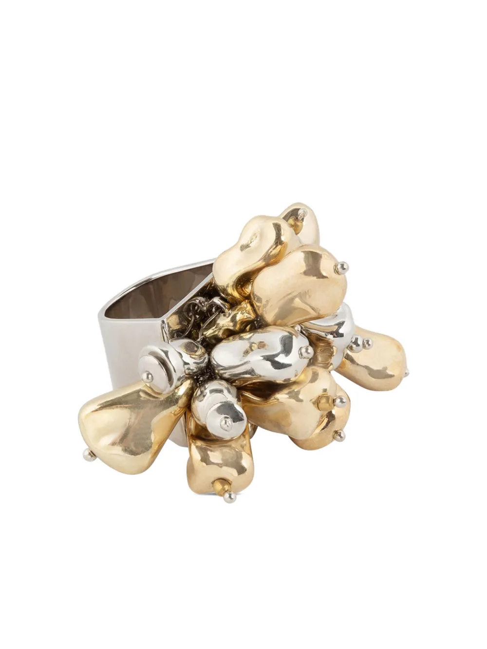 DRIES VAN NOTEN embellished ring - Goud