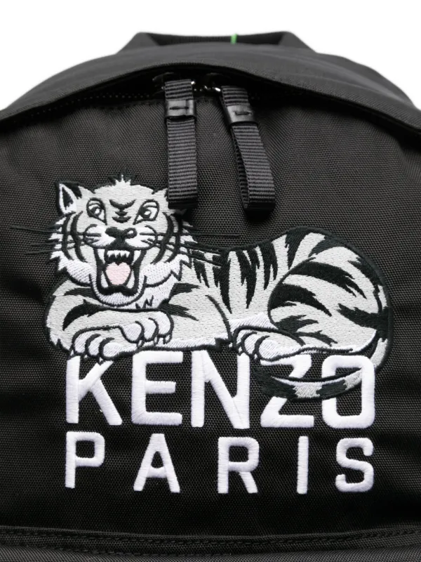 Kenzo logo-embroidered Backpack | Black | FARFETCH AU Kenzo logo-embroidered Backpack | Black | FARFETCH AU