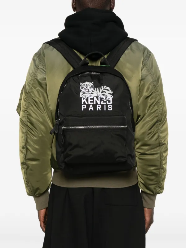 Kenzo ロゴ バックパック | ブラック | FARFETCH JP