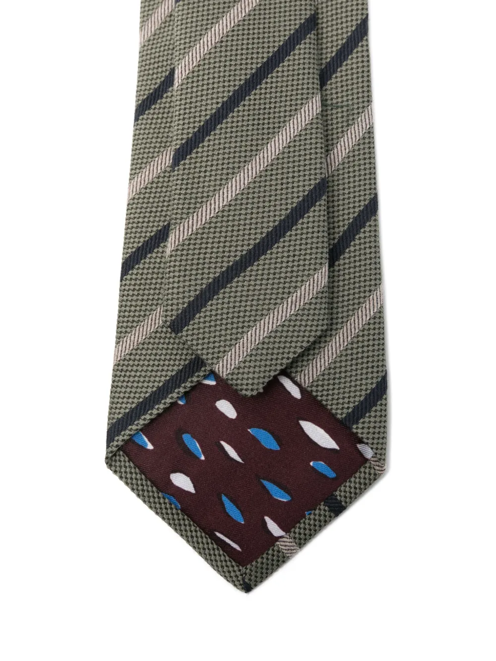 Paul Smith Striped Tie In Multi