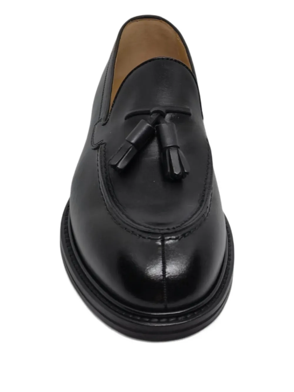Henderson Baracco tassel leather loafers Black