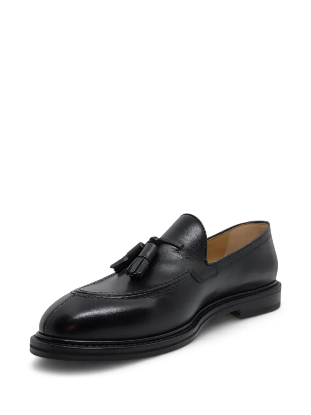 Henderson Baracco tassel leather loafers Black