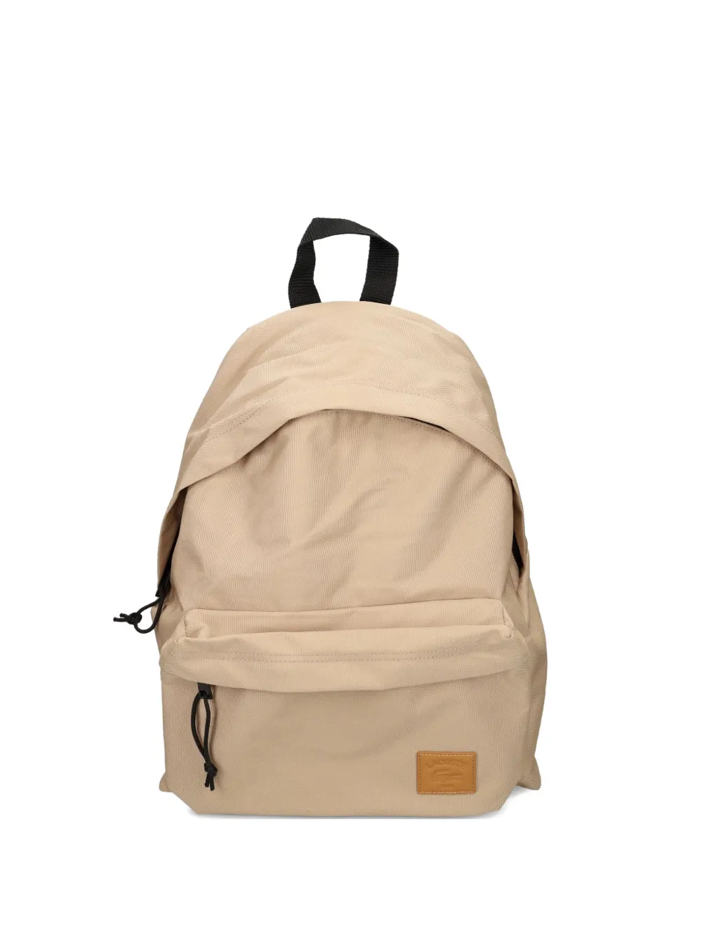Lacoste Rugzak met logopatch en handgreep Beige