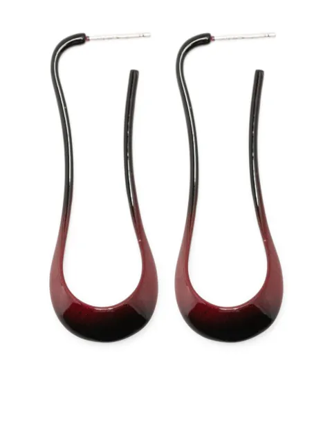 LEMAIRE curved-end earrings