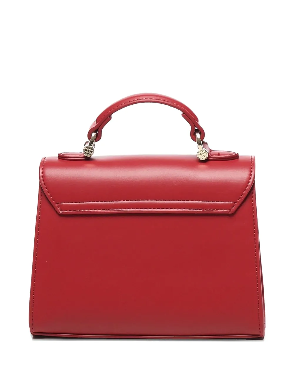 V73 Top-handle Logo-lock Tote Bag In Red