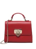 V°73 top-handle logo-lock tote bag - Red