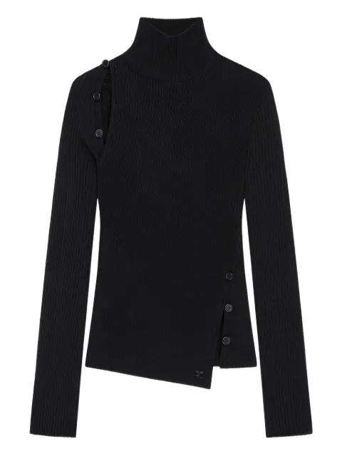 Courrèges Oblique 搭扣毛衣