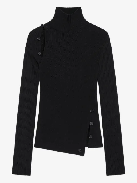 Courrèges Oblique buttoned sweater
