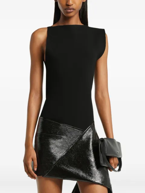 Courrèges oblique interlock top