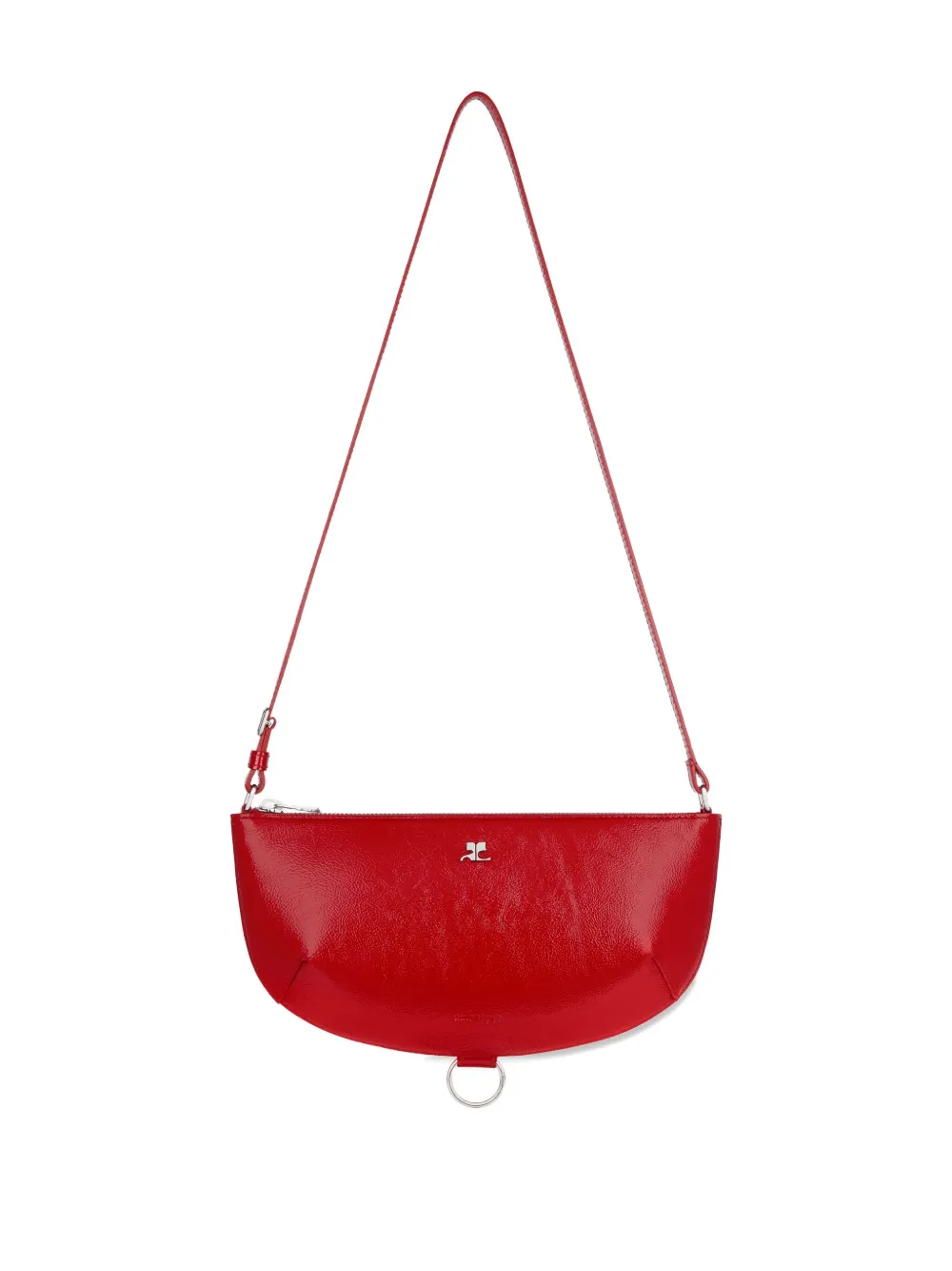 Courrèges Holy Eclipse Shoulder Bag In Red