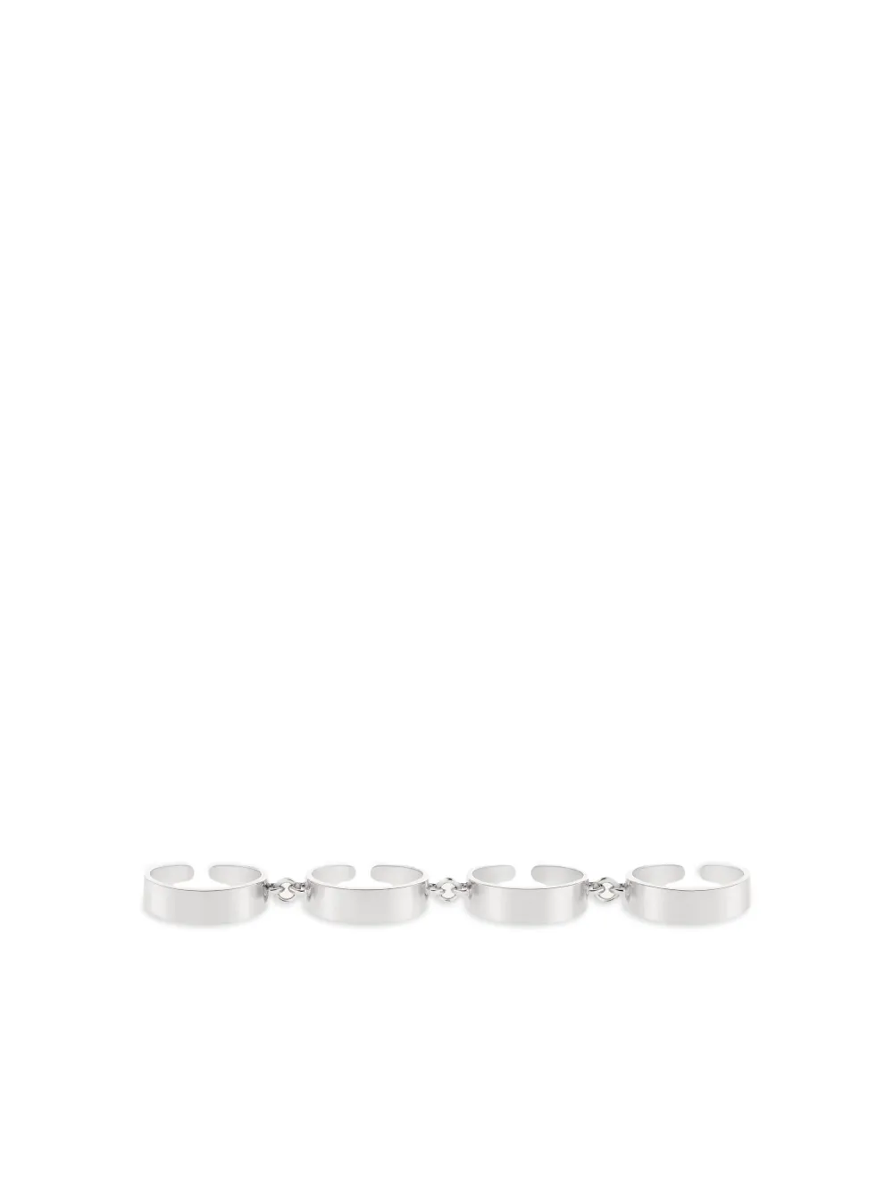 Courrèges four-finger articulated ring | Silver | Image 1