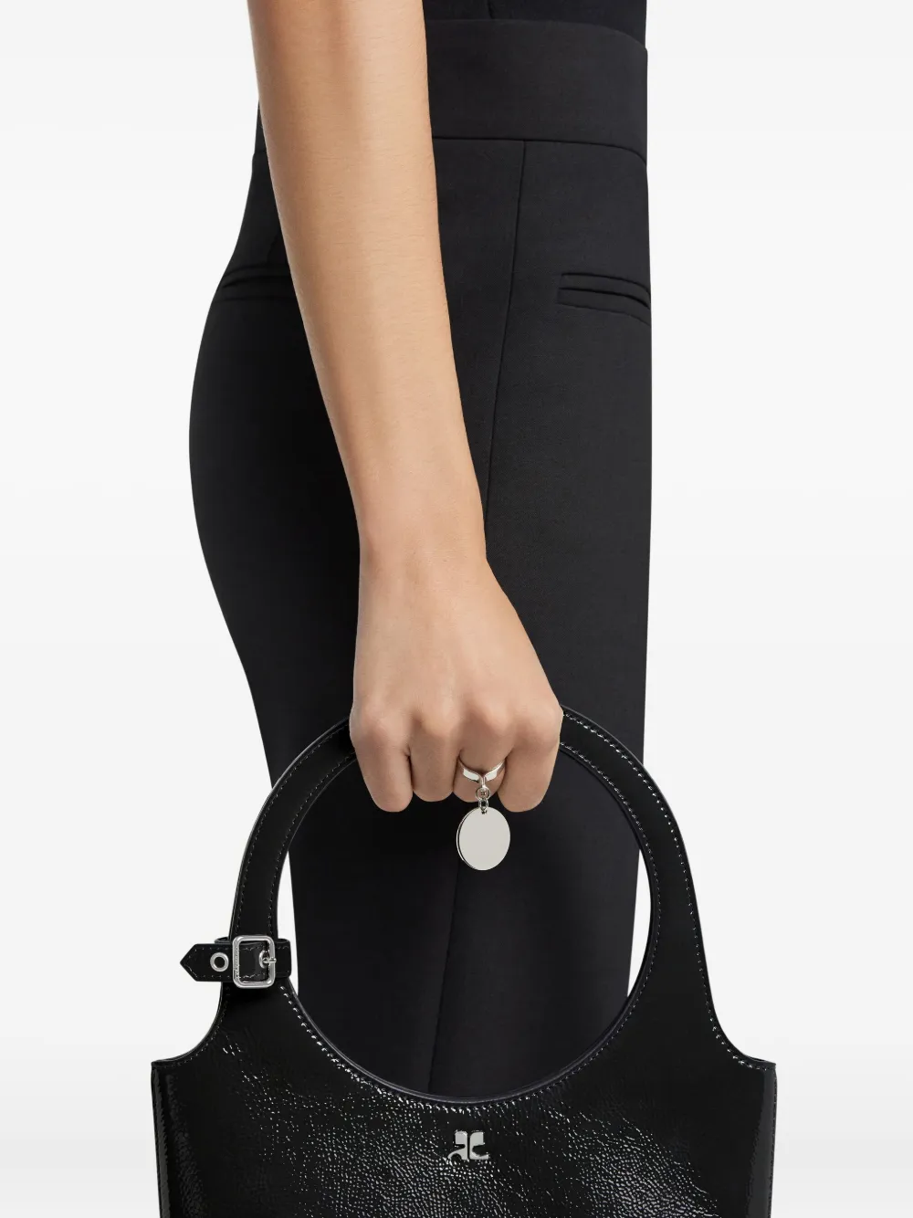 Courrèges silver-plated Folded Confett ring | Image 2