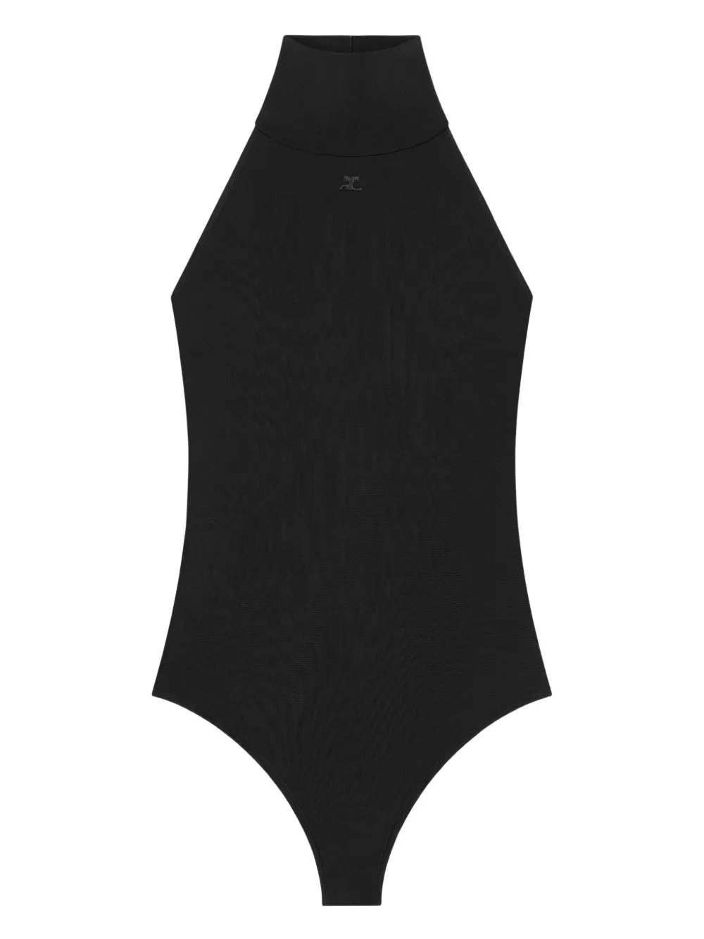 Courrèges halter-neck jersey bodysuit | Black | Image 1