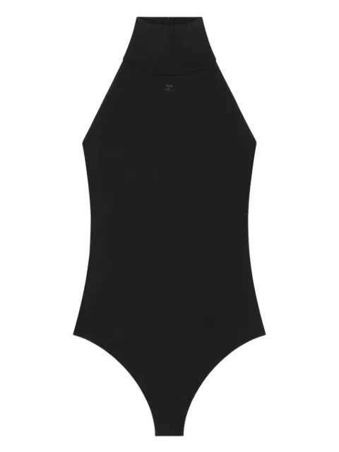 Courrèges body con cuello halter