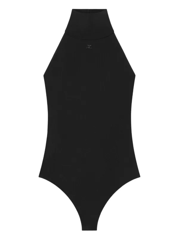 Courrèges ホルターネック ボディスーツ | ブラック | FARFETCH JP