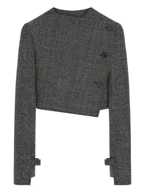 Courrèges oblique buttoned jacket