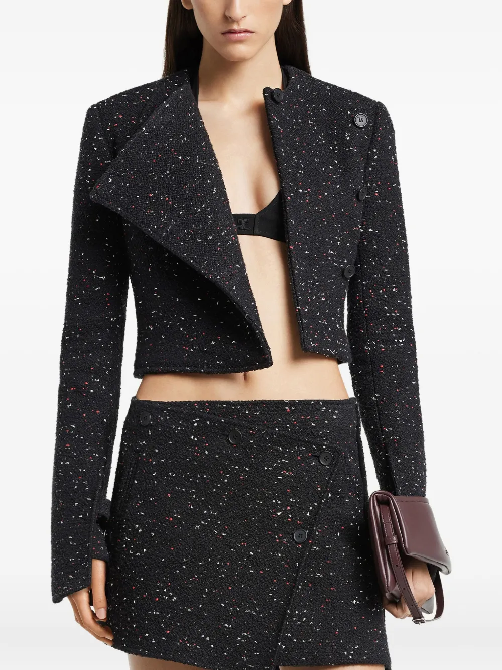 Courrèges tweed cropped jacket | Cropped Jackets | Image 2