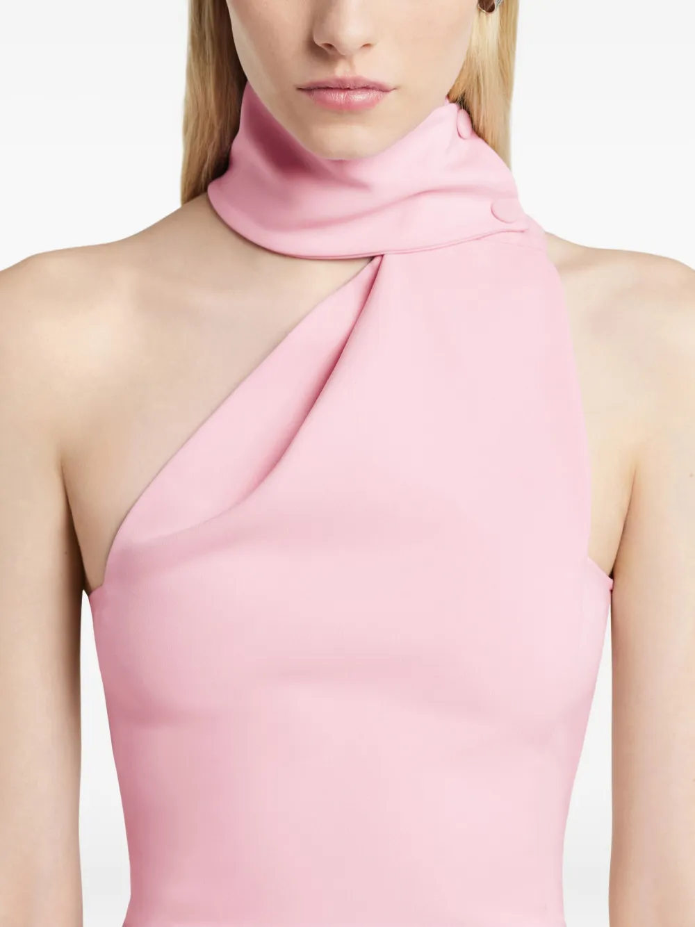 Courrèges Asymmetrische jurk Roze