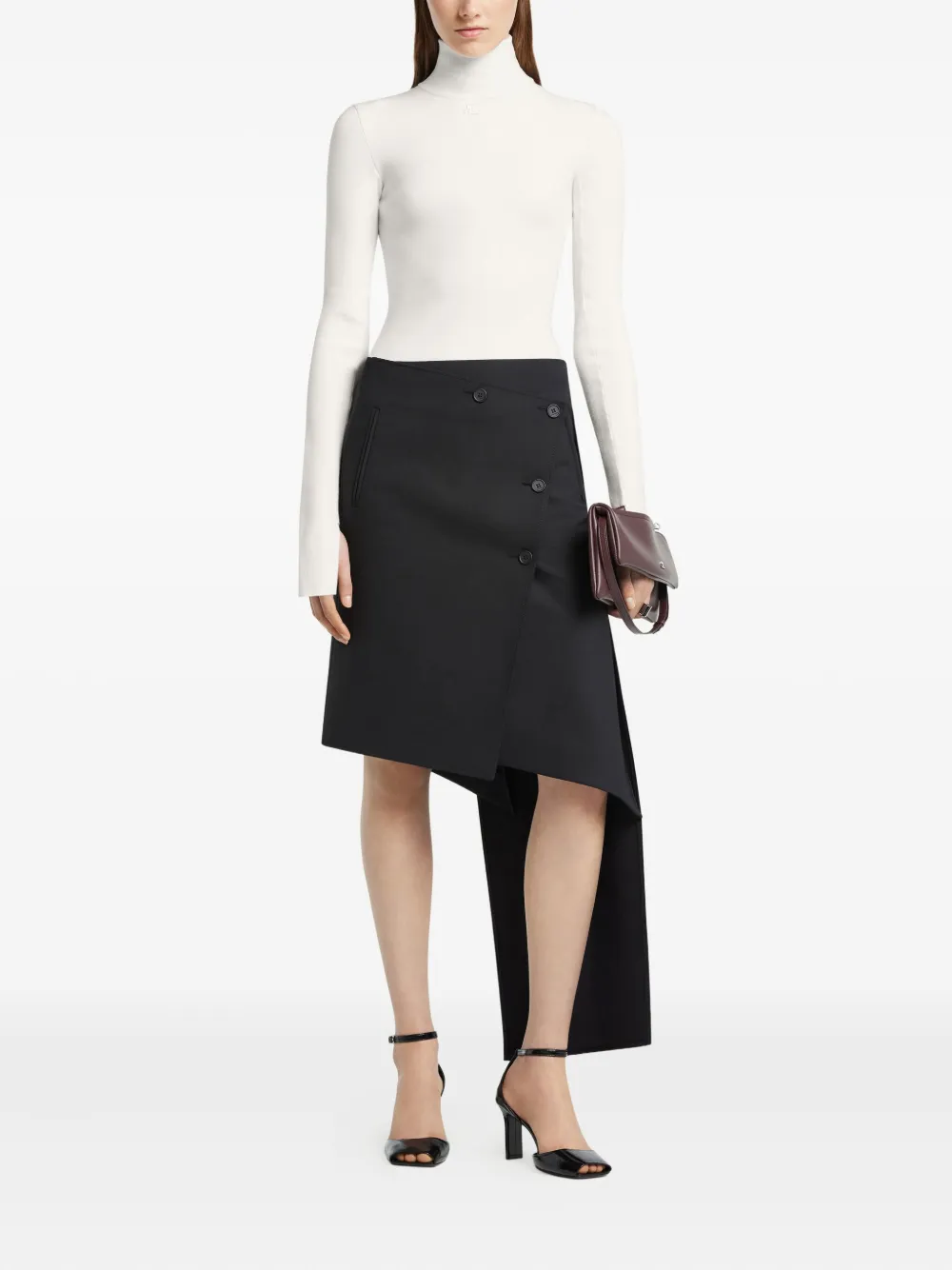 Courrèges mock-neck sweater | Knitted Sweaters | Image 2