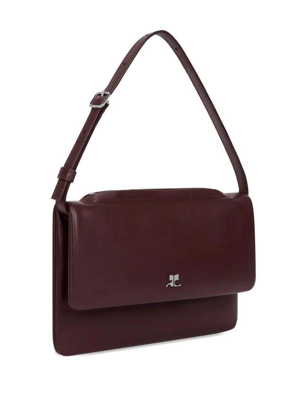 Courrèges Mini Cuff Schultertasche In Brown