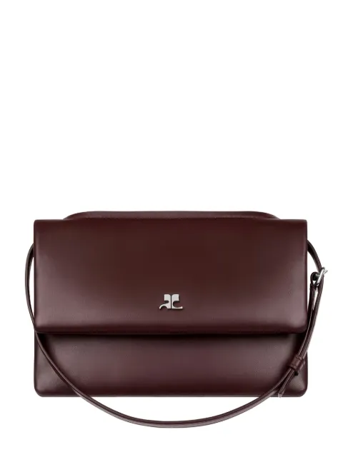 Courrèges mini Cuff leather flap shoulder bag