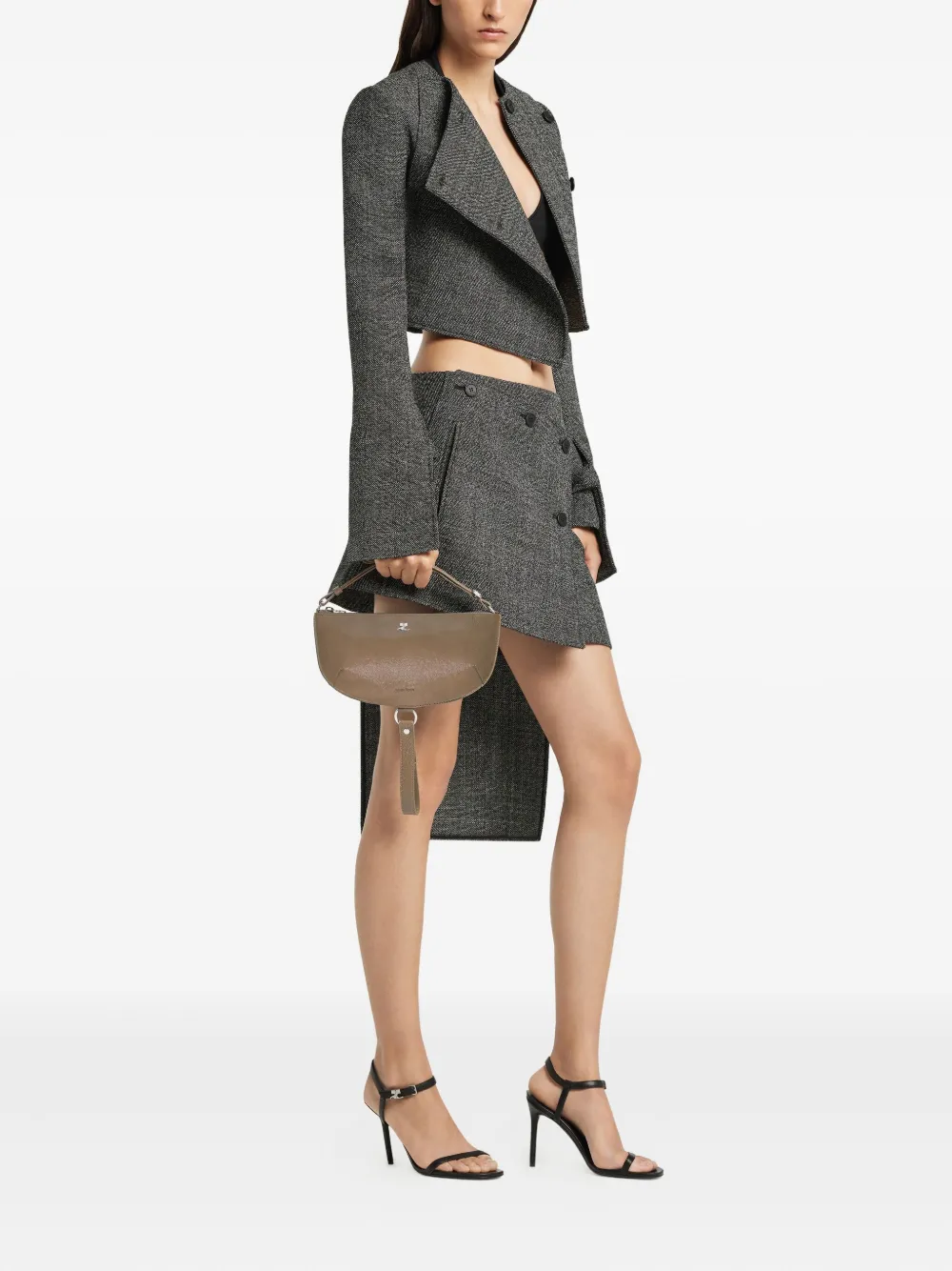 Courrèges Holy Eclipse leather shoulder bag | Women | Image 2