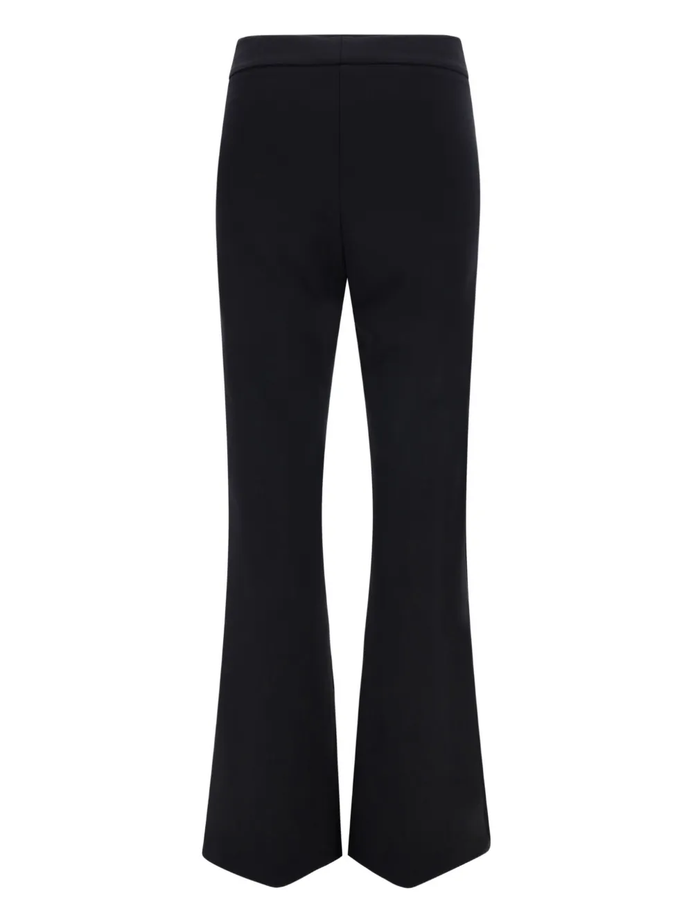 Avenue Montaigne fitted flared trousers - Zwart