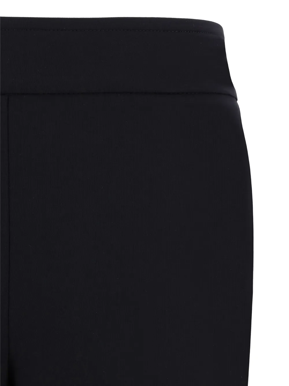 Avenue Montaigne Fitted Flared Trousers In Black
