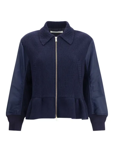 Undercover peplum bomber jacket
