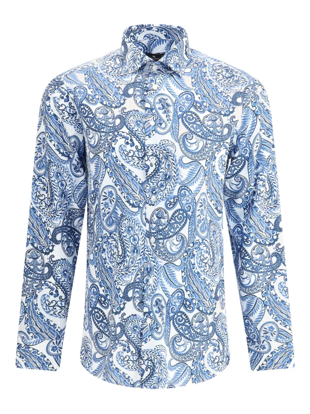 ETRO camisa con estampado de cachemira | azul | Image 1
