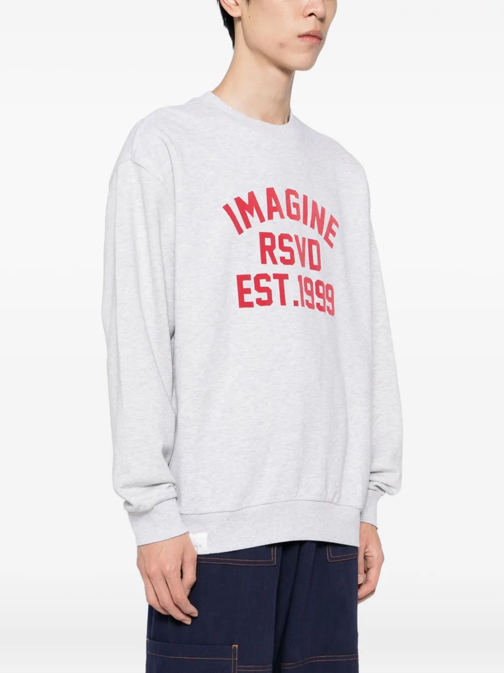Izzue Printed Sweatshirt In Gray