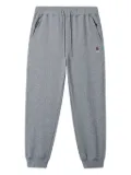 FINGERCROXX logo-patch cuffed joggers - Grey