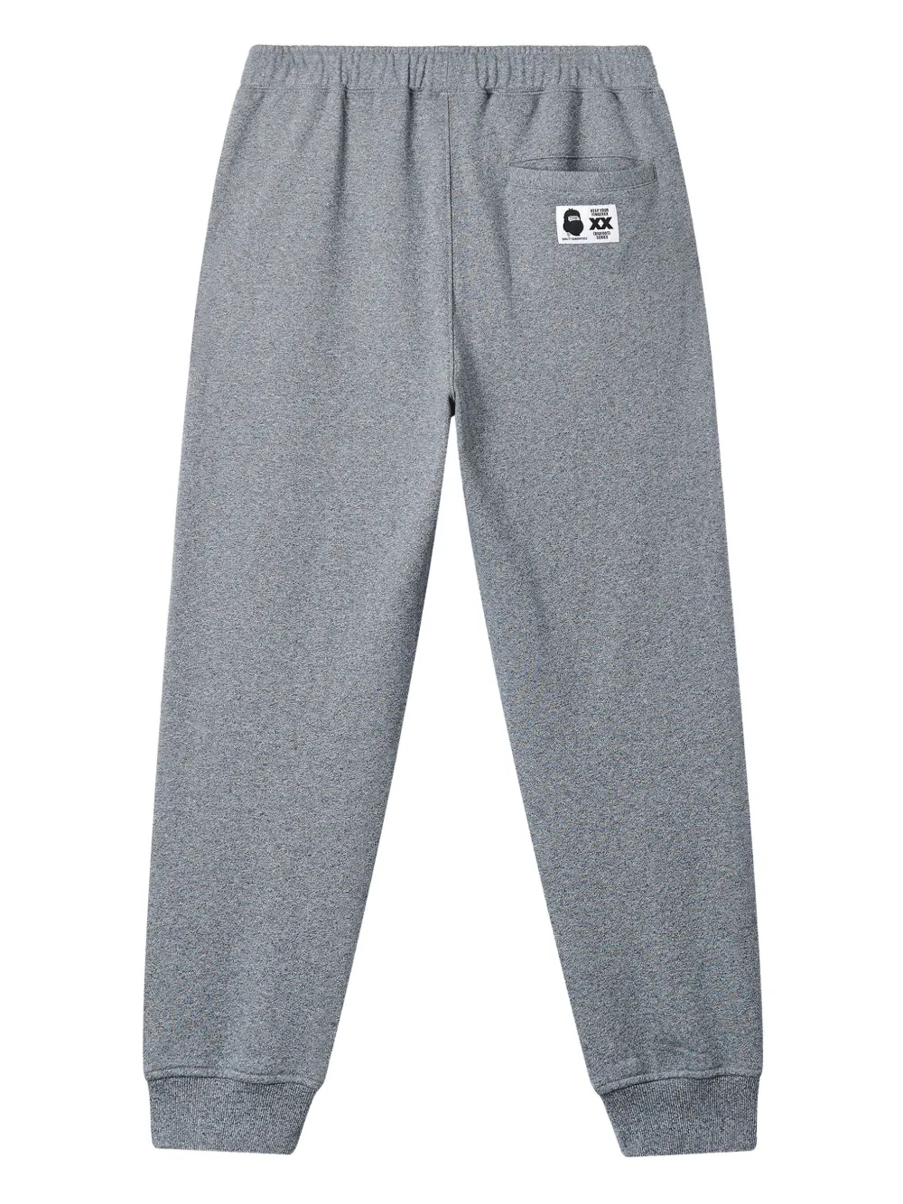 Fingercroxx Logo-patch Cuffed Joggers In Gray